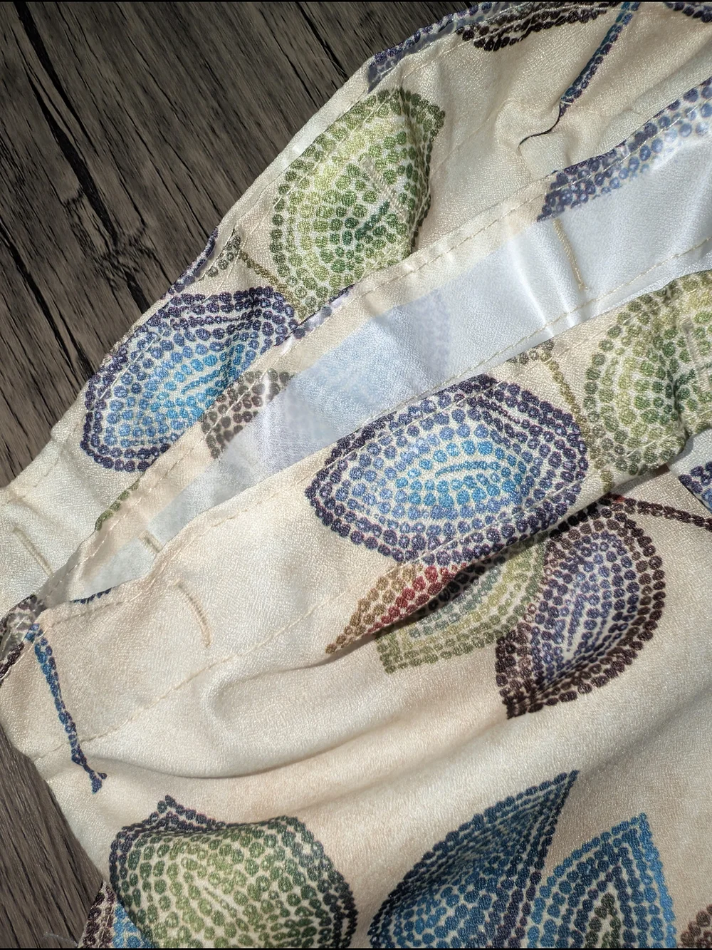 Croscill Fabric Shower Curtain Mosaic Leaves 70